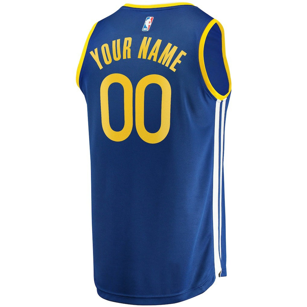 Golden State Warriors Fast Break Custom Replica Jersey Royal sale - Icon Edition outlet