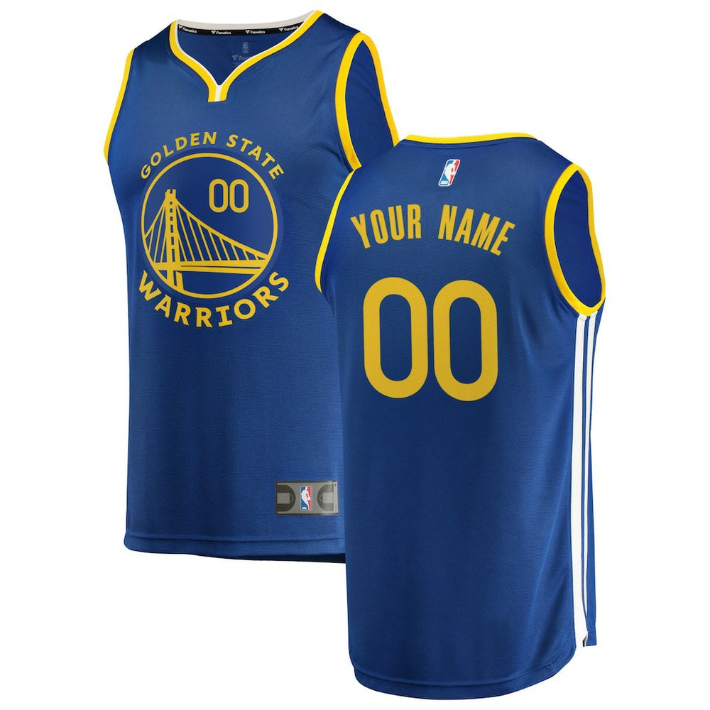 Golden State Warriors Youth 2019/20 Fast Break Custom Replica Jersey Royal sale - Icon Edition discount
