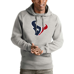 Houston Texans Antigua Victory Pullover Hoodie - Heather Gray online
