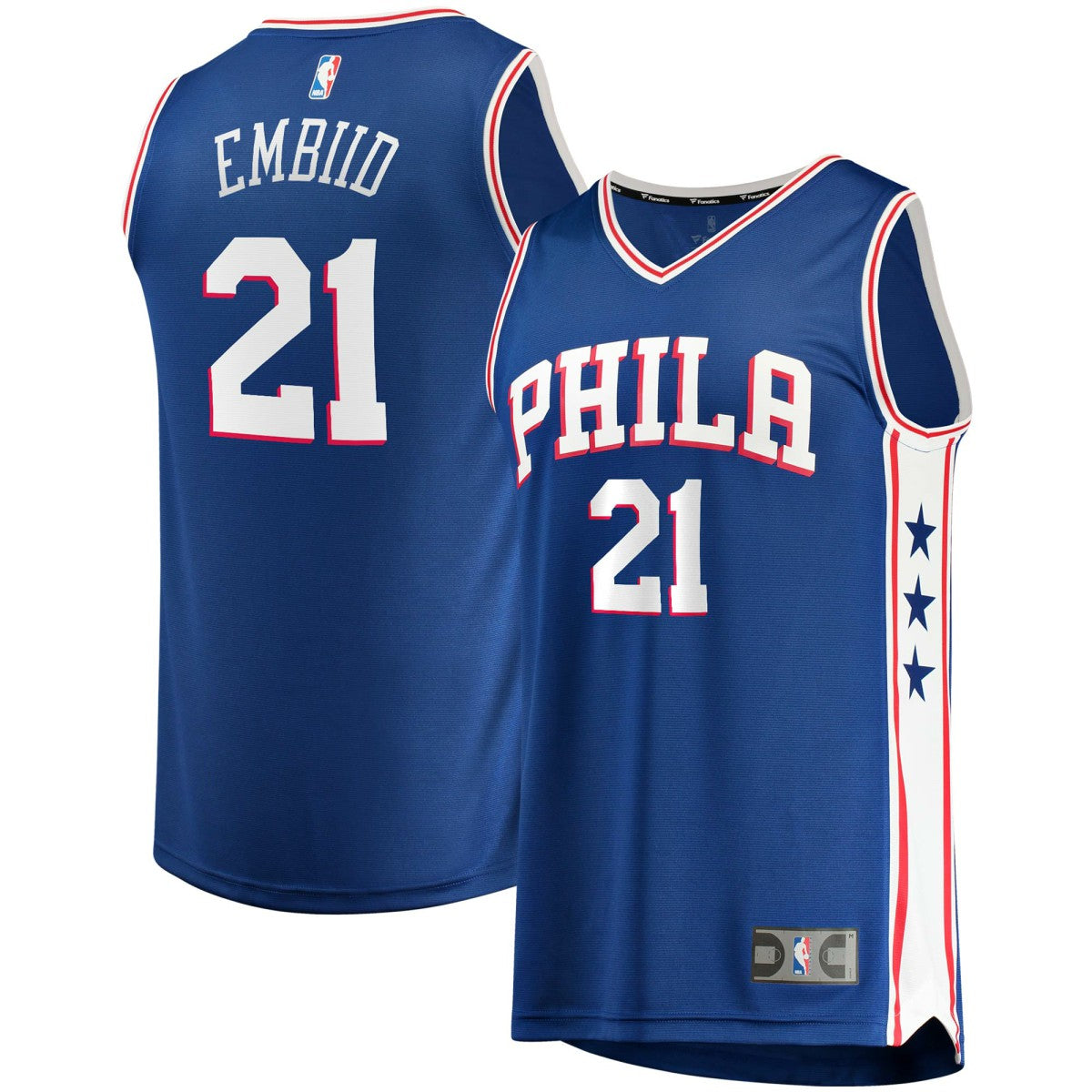 Joel Embiid Philadelphia 76ers Fast Break Replica Player Jersey - Icon Edition - Royal shop