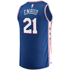 Joel Embiid Philadelphia 76ers Fast Break Replica Player Jersey - Icon Edition - Royal shop