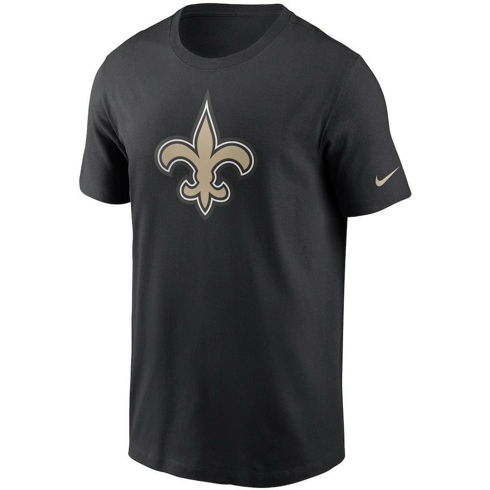 New Orleans Saints Primetime Logo Essential T-Shirt - Black on sale