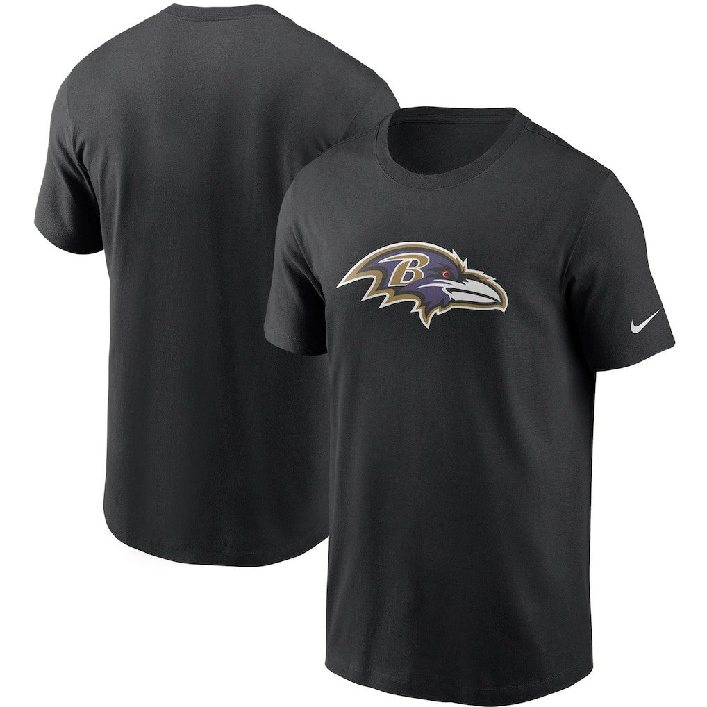 Baltimore Ravens Primetime Logo Essential T-Shirt - Black cheap