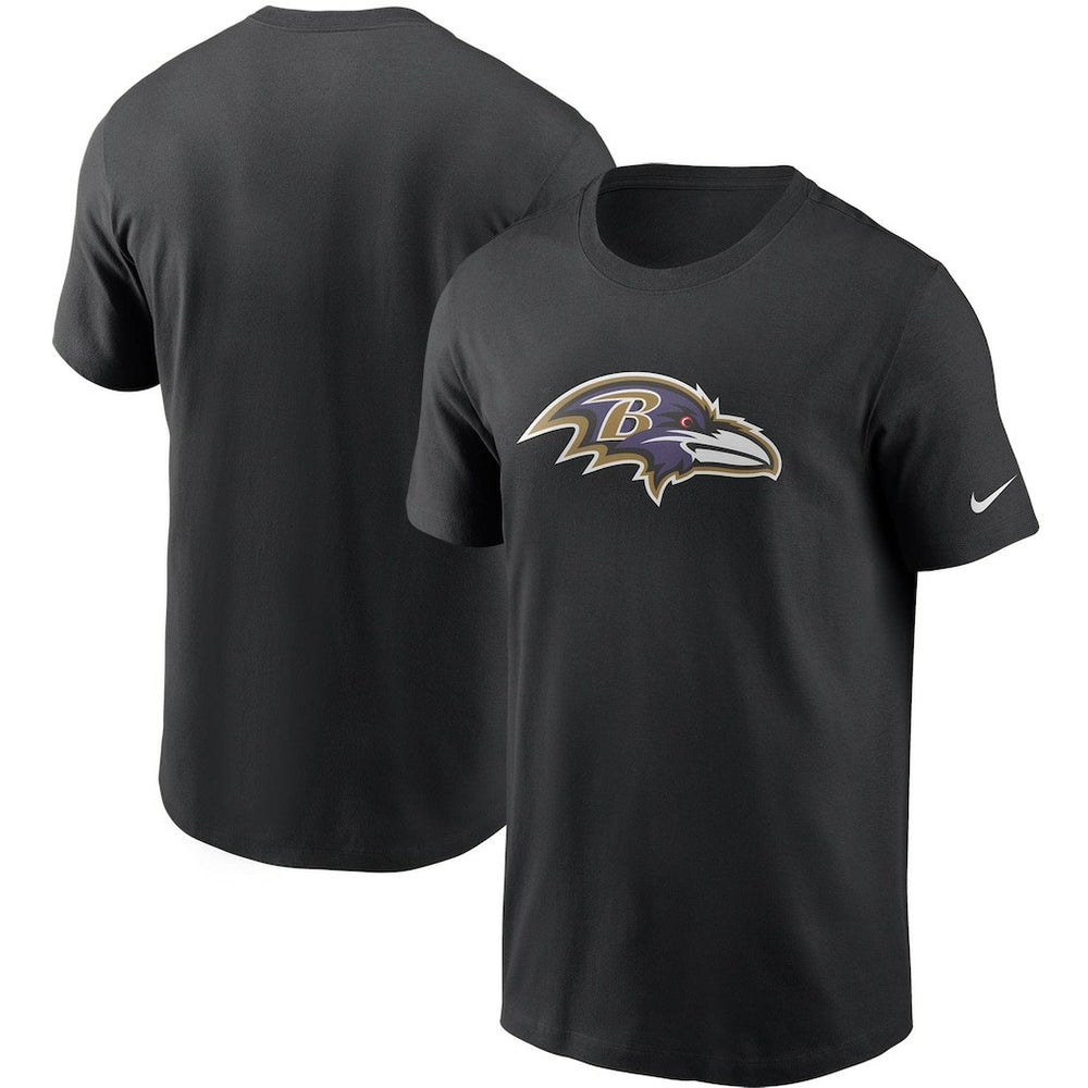 Baltimore Ravens Primetime Logo Essential T-Shirt - Black cheap
