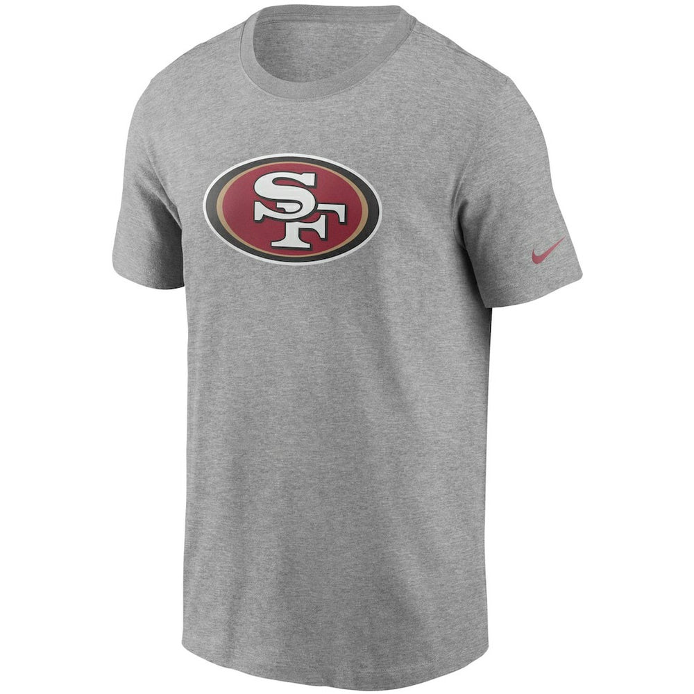 San Francisco 49ers Primetime Logo Essential T-Shirt - Heather Gray sale