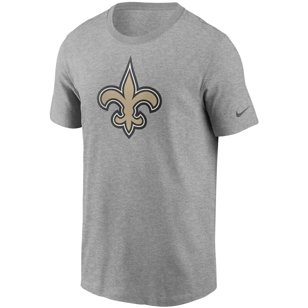 New Orleans Saints Primetime Logo Essential T-Shirt - Heather Gray sale