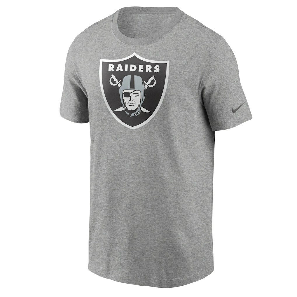 Las Vegas Raiders Primetime Logo Essential T-Shirt - Heather Gray outlet