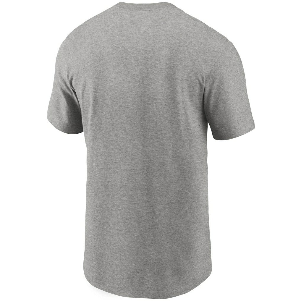 New England Patriots Primetime Logo Essential T-Shirt - Heather Gray on sale