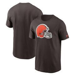 Cleveland Browns Primetime Logo Essential T-Shirt - Brown discount