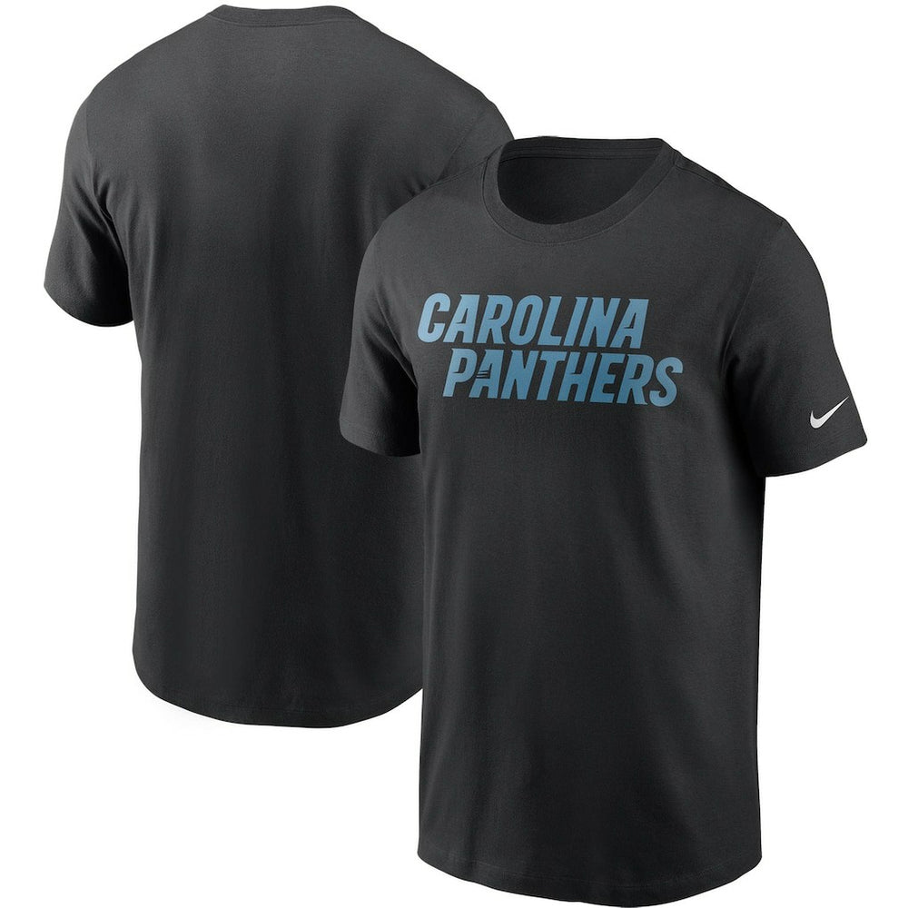 Carolina Panthers Team Wordmark T-Shirt - Black discount
