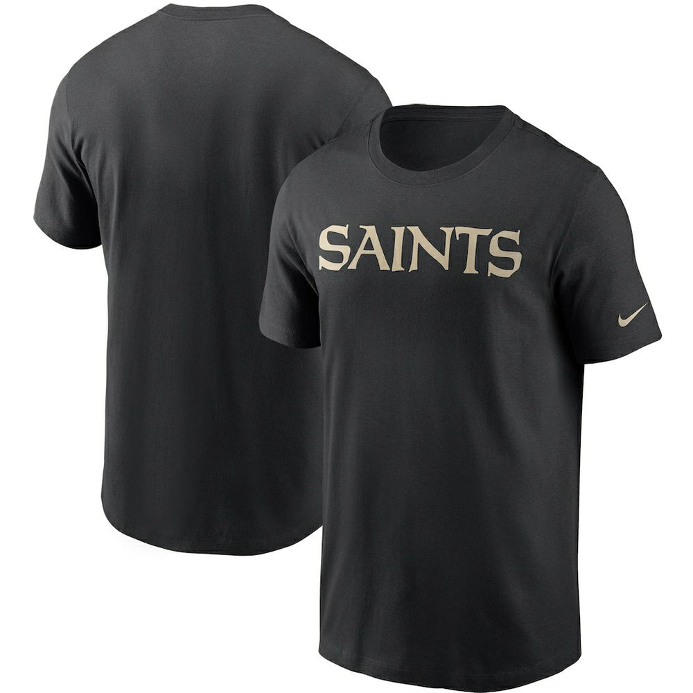 New Orleans Saints Team Wordmark T-Shirt - Black online