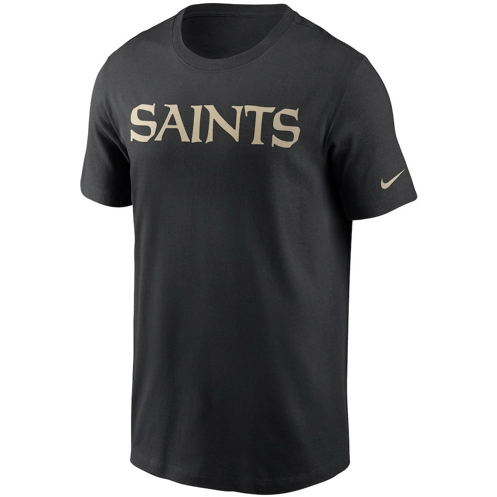 New Orleans Saints Team Wordmark T-Shirt - Black online