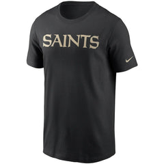 New Orleans Saints Team Wordmark T-Shirt - Black online