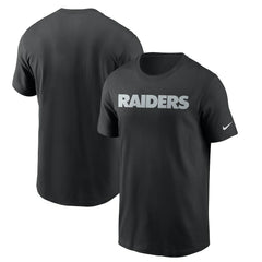Las Vegas Raiders Team Wordmark T-Shirt - Black sale