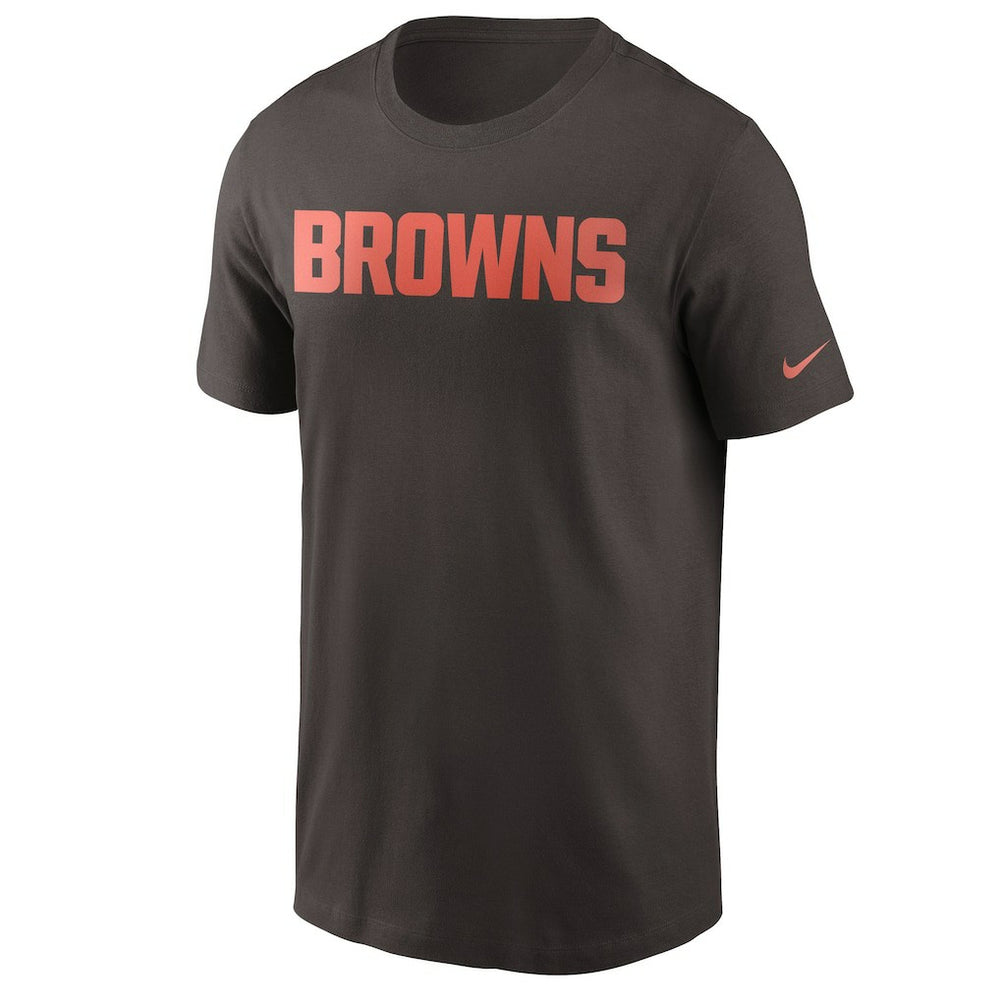 Cleveland Browns Team Wordmark T-Shirt - Brown cheap