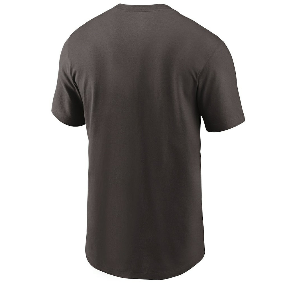 Cleveland Browns Team Wordmark T-Shirt - Brown cheap
