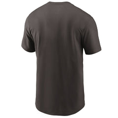 Cleveland Browns Team Wordmark T-Shirt - Brown cheap