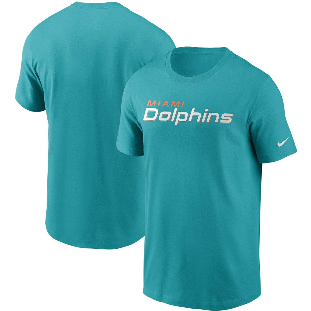 Miami Dolphins Team Wordmark T-Shirt - Aqua for sale