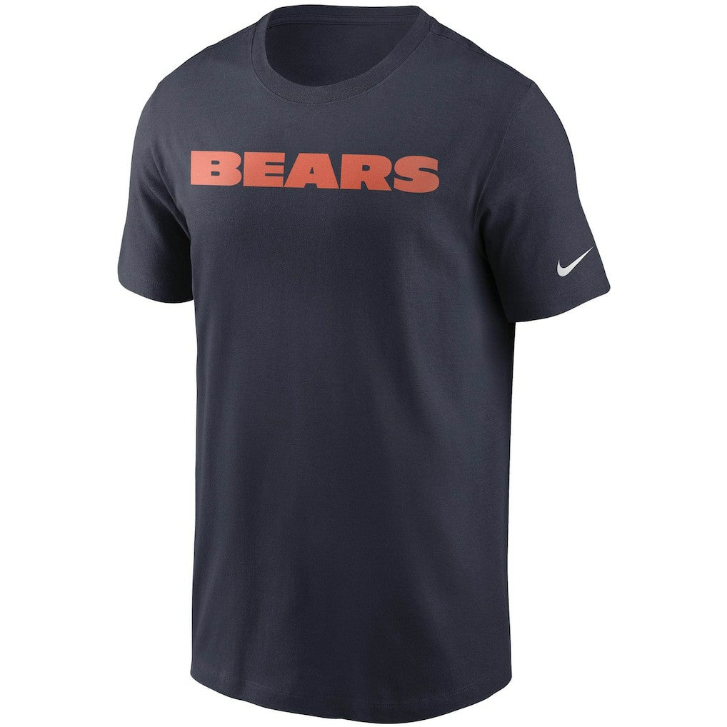Chicago Bears Team Wordmark T-Shirt - Navy sale