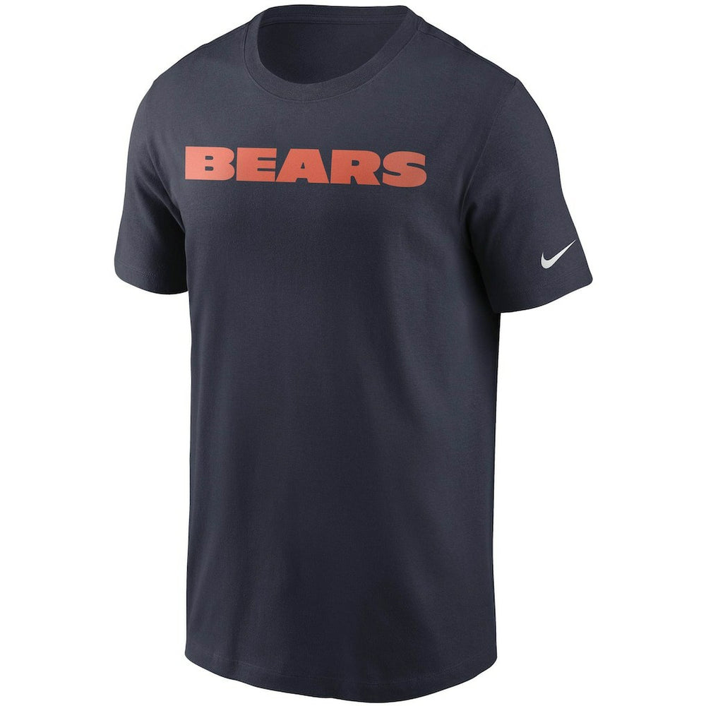 Chicago Bears Team Wordmark T-Shirt - Navy sale