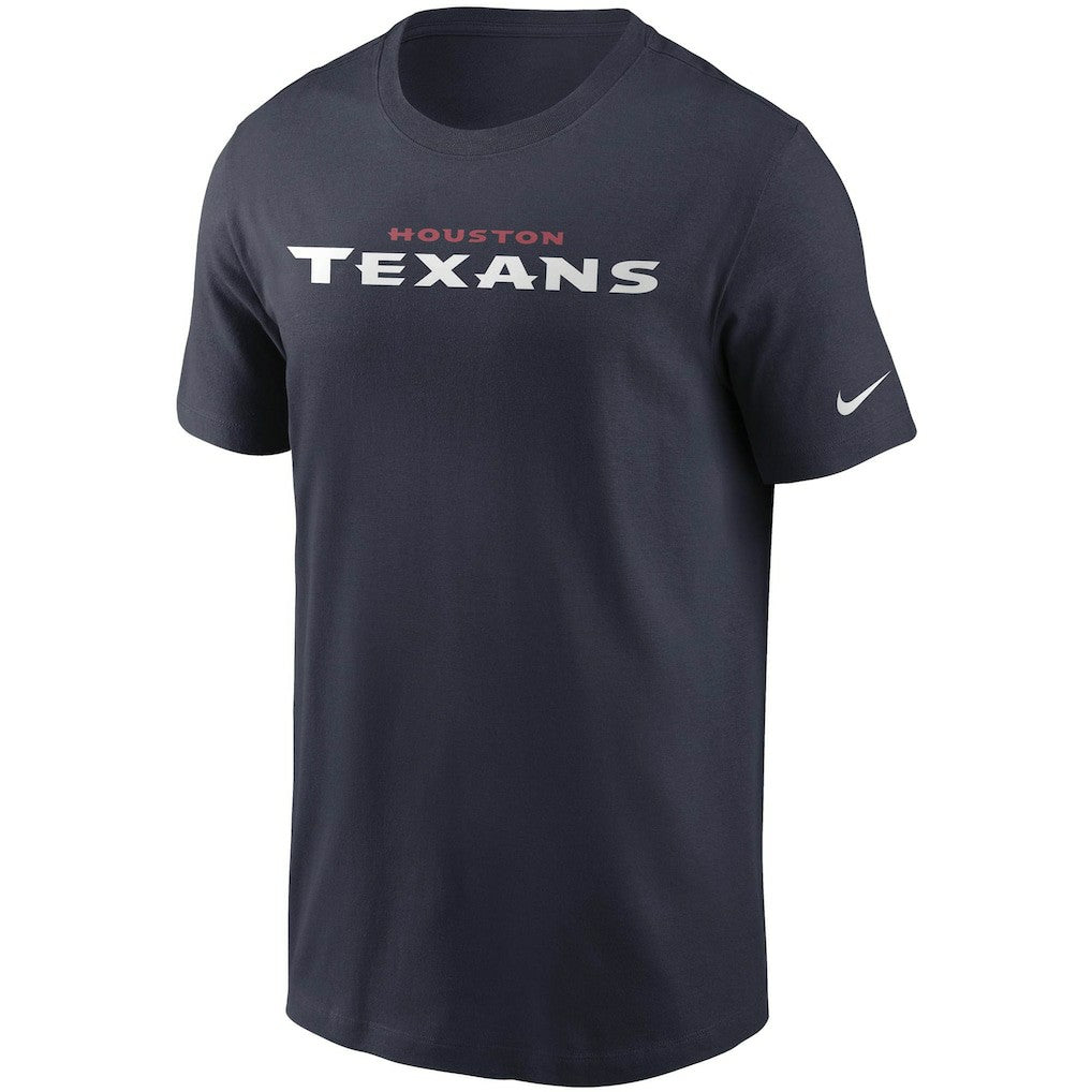 Houston Texans Team Wordmark T-Shirt - Navy discount