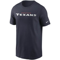 Houston Texans Team Wordmark T-Shirt - Navy discount