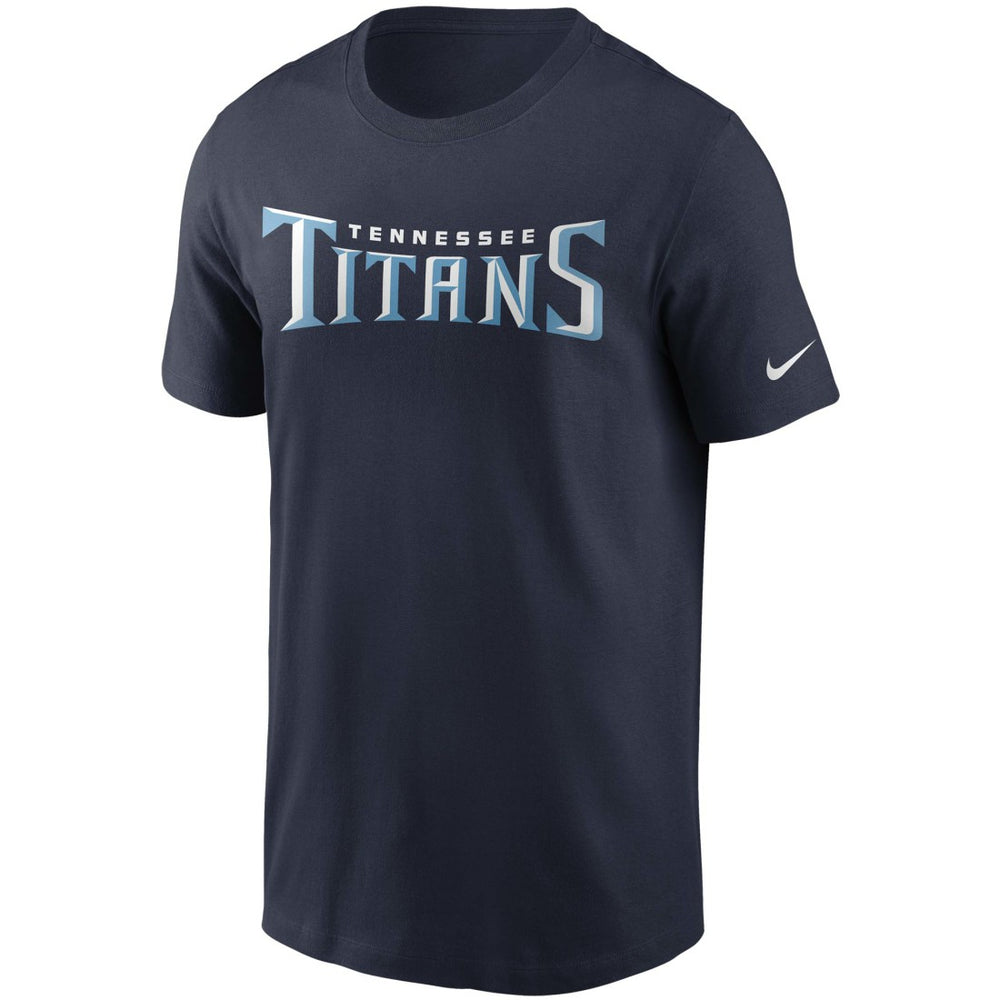 Tennessee Titans Team Wordmark T-Shirt - Navy cheap