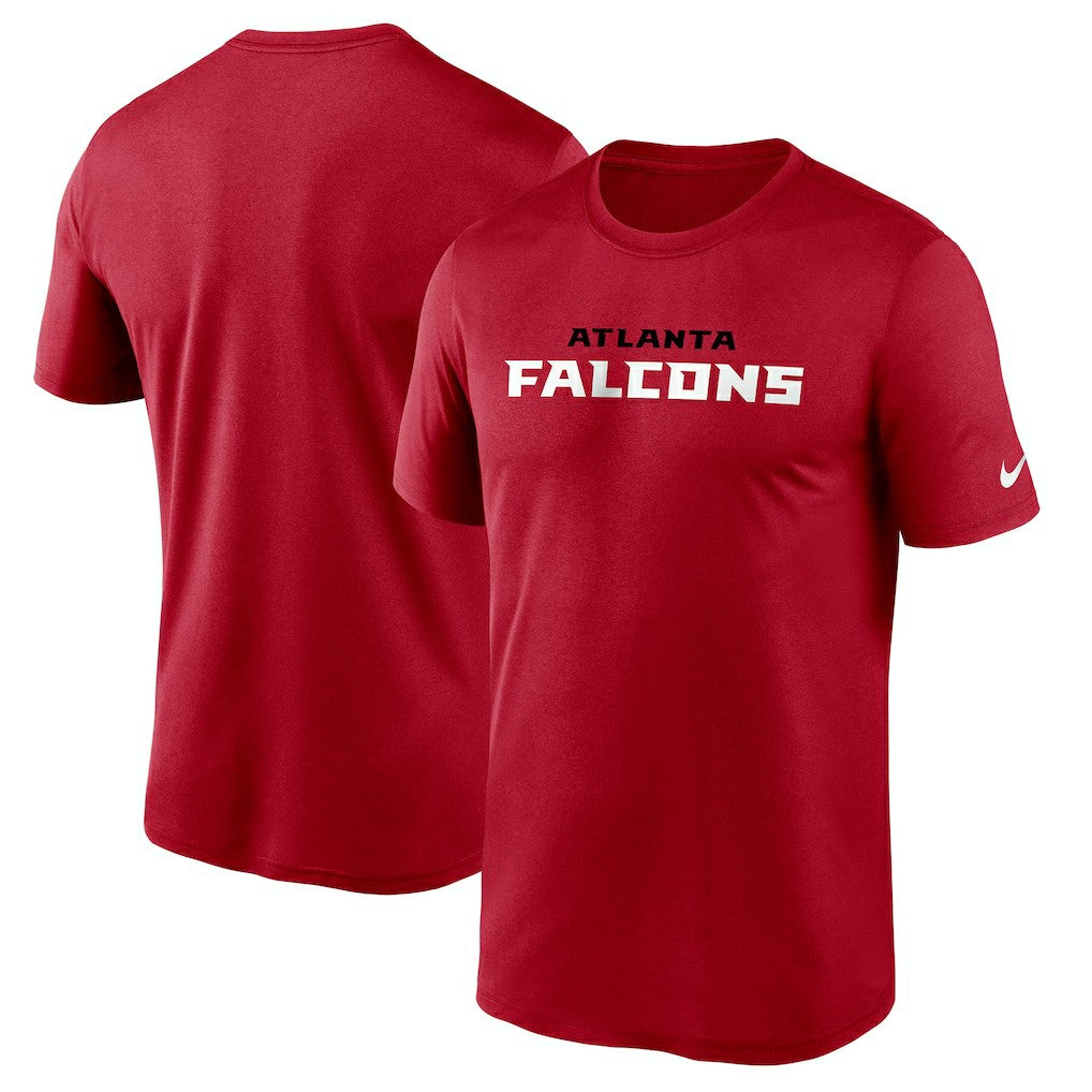Atlanta Falcons Wordmark Legend Performance T-Shirt - Red sale