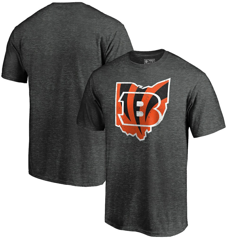 Cincinnati Bengals Hometown Refresh T-Shirt - Heathered Gray sale