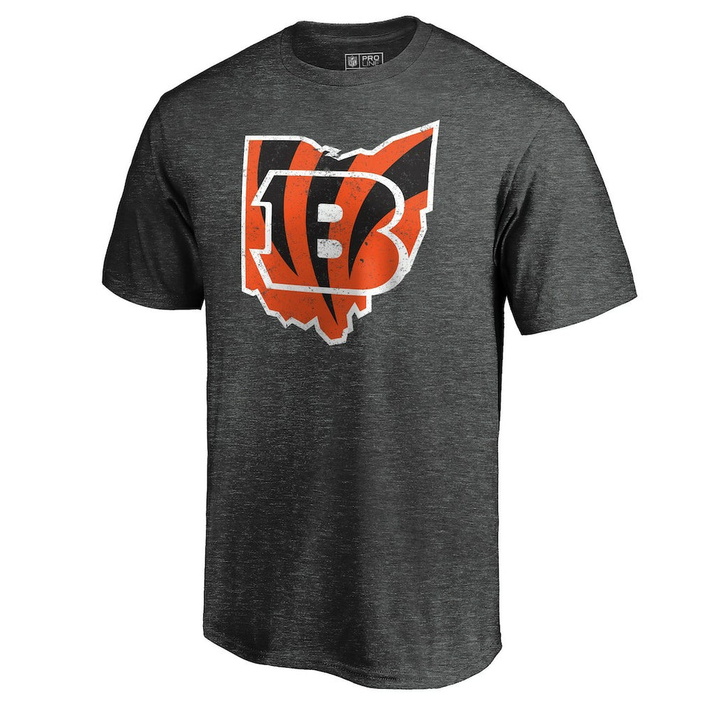Cincinnati Bengals Hometown Refresh T-Shirt - Heathered Gray sale