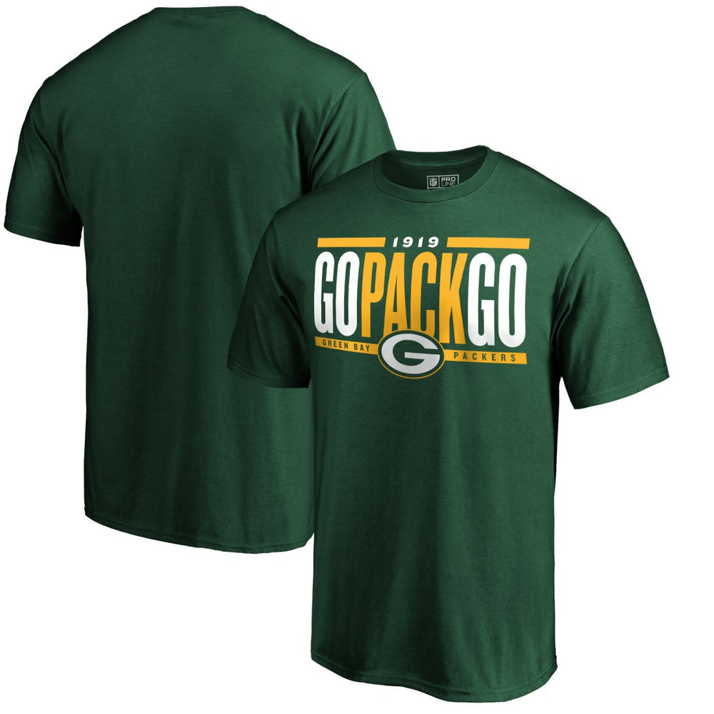 Green Bay Packers Hometown Refresh Go Pack Go T-Shirt - Green discount