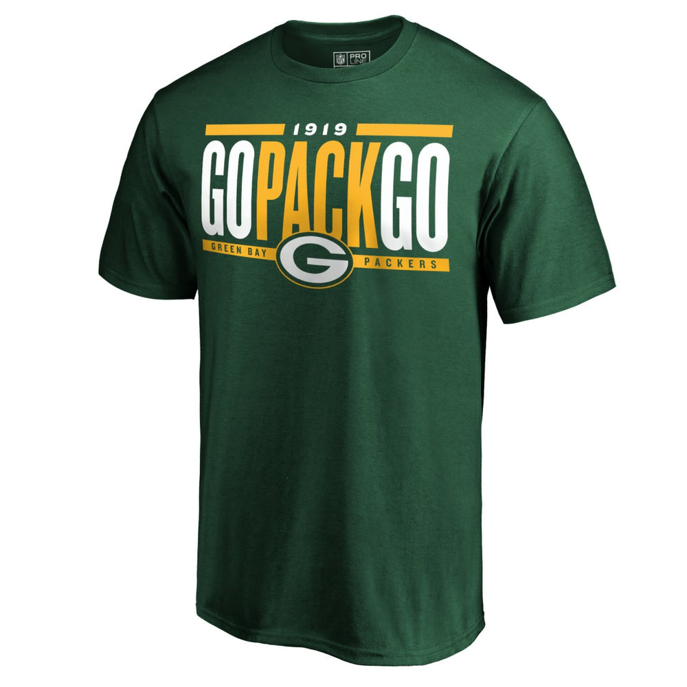 Green Bay Packers Hometown Refresh Go Pack Go T-Shirt - Green discount