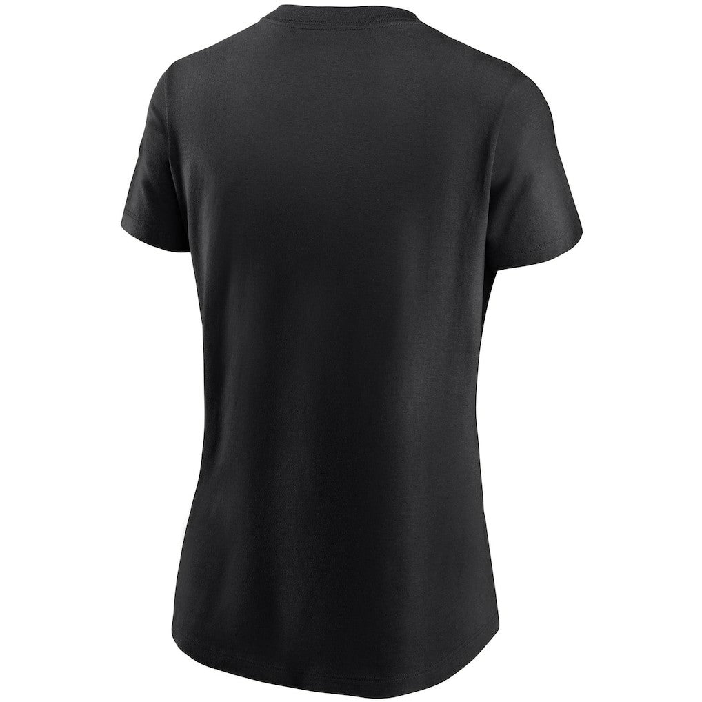 New Orleans Saints Women's Logo Essential T-Shirt - Black for sale