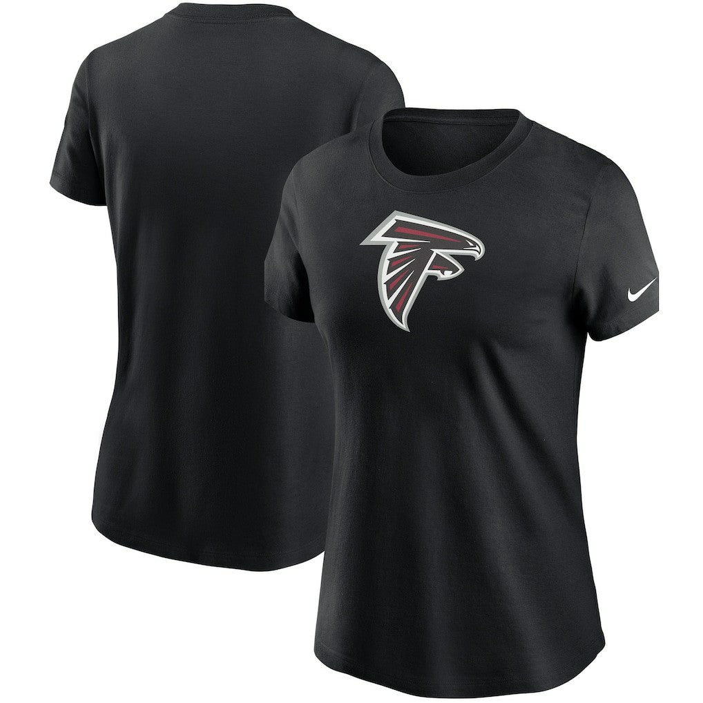 Atlanta Falcons Women's Logo Essential T-Shirt - Black on sale