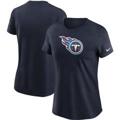 Tennessee Titans Women's Logo Essential T-Shirt - Navy discount