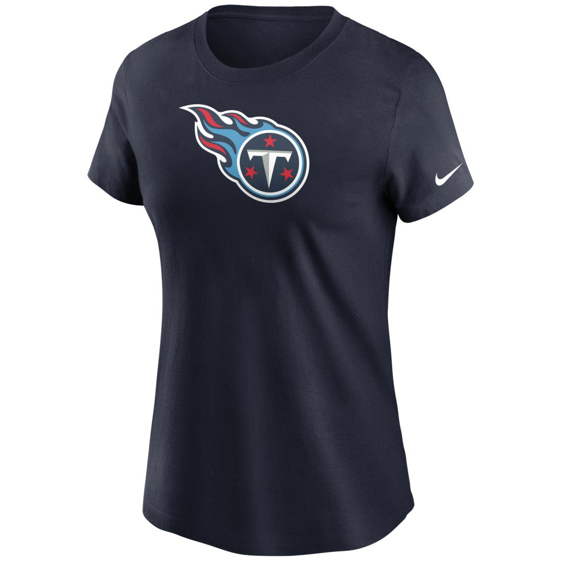 Tennessee Titans Women's Logo Essential T-Shirt - Navy discount