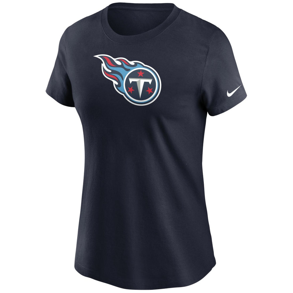 Tennessee Titans Women's Logo Essential T-Shirt - Navy discount