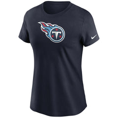 Tennessee Titans Women's Logo Essential T-Shirt - Navy discount