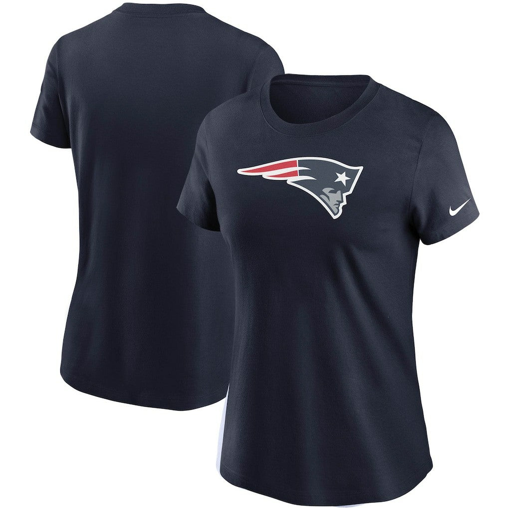 New England Patriots Women's Logo Essential T-Shirt - Navy online