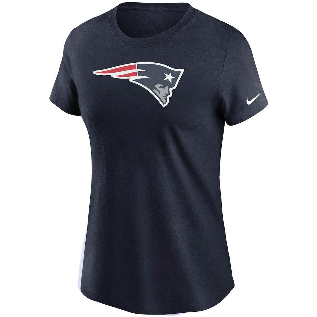 New England Patriots Women's Logo Essential T-Shirt - Navy online