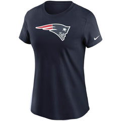 New England Patriots Women's Logo Essential T-Shirt - Navy online