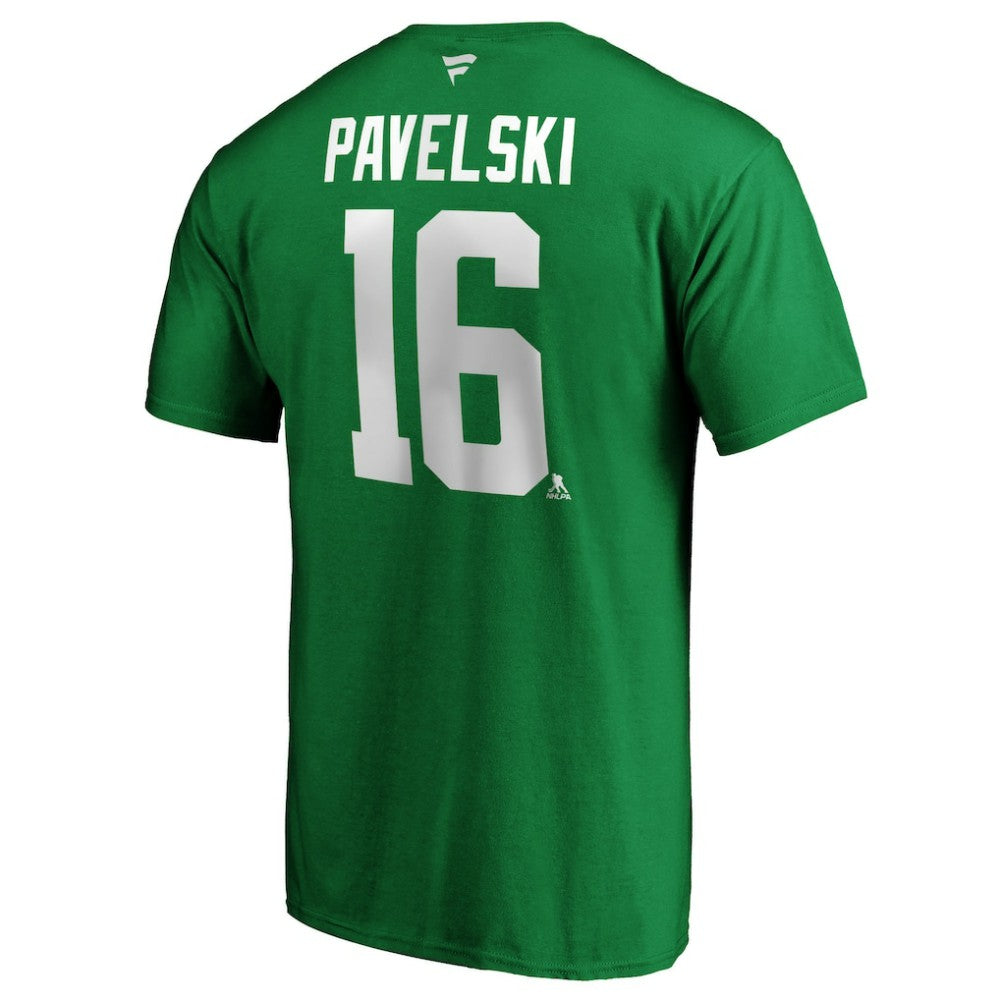 Joe Pavelski Dallas Stars Fanatics Authentic Stack Player Name & Number T-Shirt - Kelly Green T-shirts