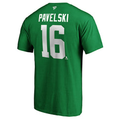 Joe Pavelski Dallas Stars Fanatics Authentic Stack Player Name & Number T-Shirt - Kelly Green T-shirts
