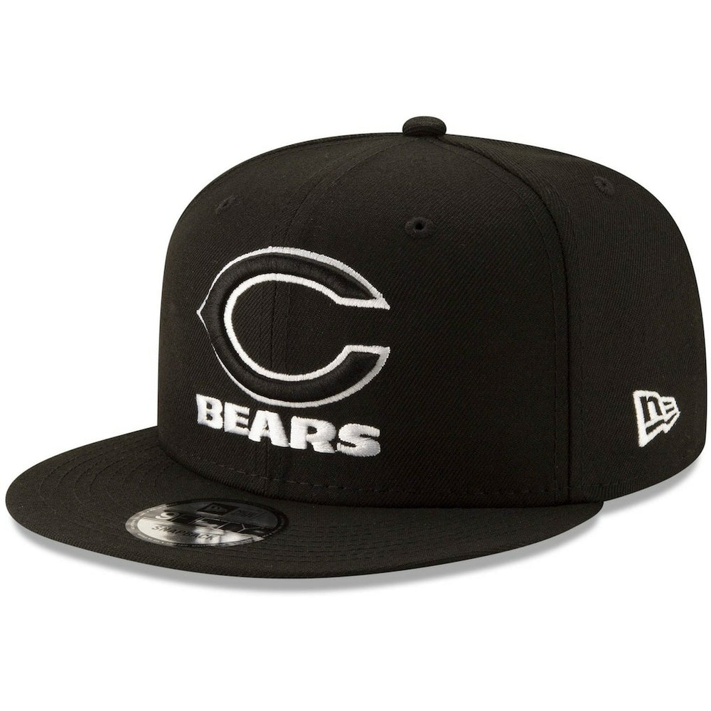 Chicago Bears New Era B-Dub 9FIFTY Adjustable Snapback Hat - Black cheap