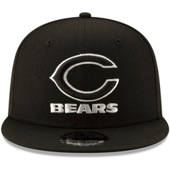 Chicago Bears New Era B-Dub 9FIFTY Adjustable Snapback Hat - Black cheap