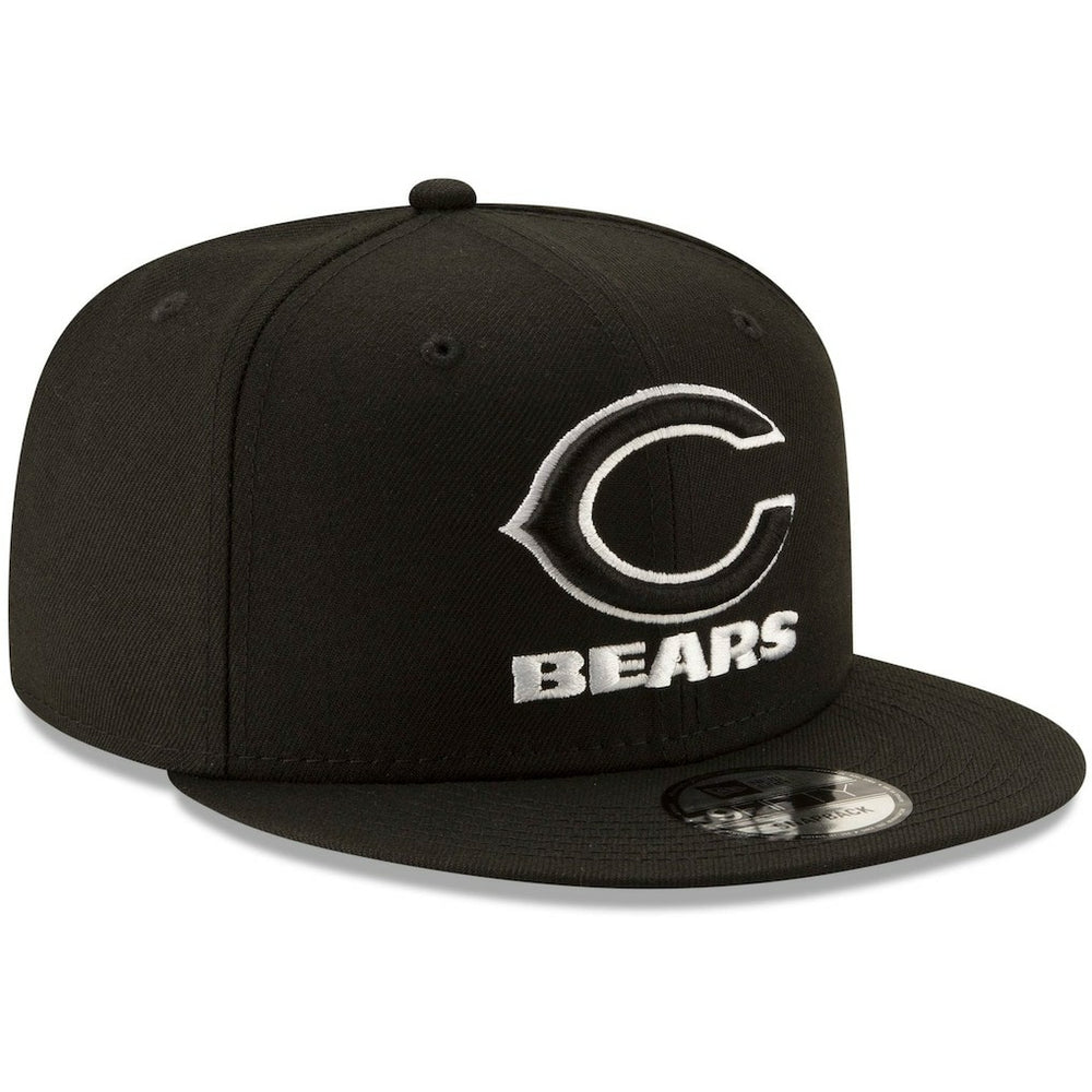 Chicago Bears New Era B-Dub 9FIFTY Adjustable Snapback Hat - Black cheap