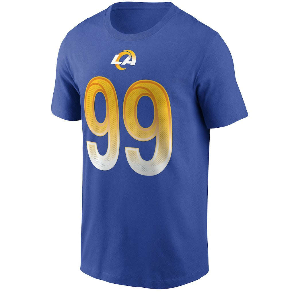 Aaron Donald Los Angeles Rams Name & Number T-Shirt - Royal discount