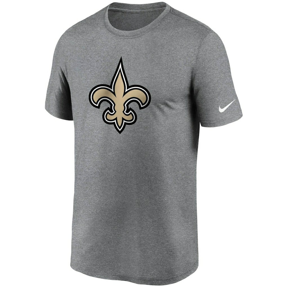 New Orleans Saints Logo Essential Legend Performance T-Shirt - Heathered Charcoal discount