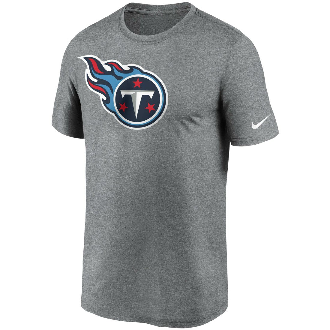 Tennessee Titans Logo Essential Legend Performance T-Shirt - Heathered Charcoal outlet