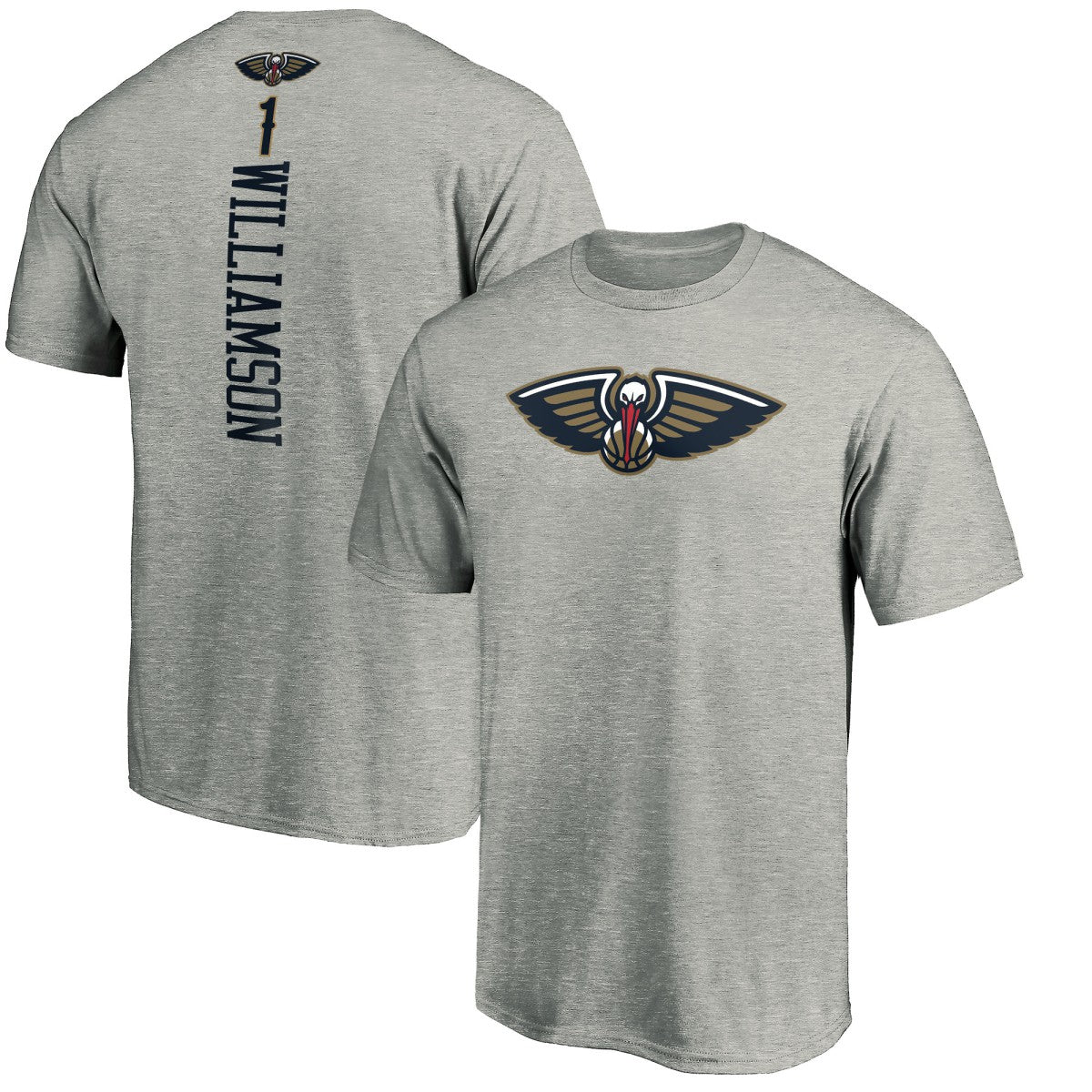 Zion Williamson New Orleans Pelicans Playmaker Name & Number Team T-Shirt - Heathered Gray online